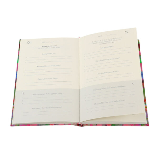 Abstract Full-Cover Guided Gratitude Journal Printing