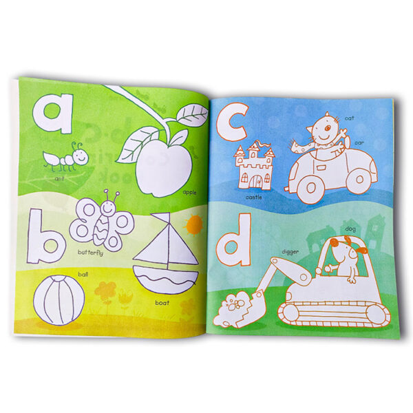 Alphabet Coloring and Sticker Learning Book Printing