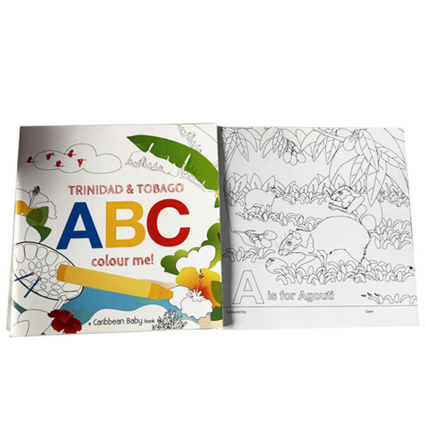 Alphabet Learning Saddle-Stitched Coloring Book Printing
