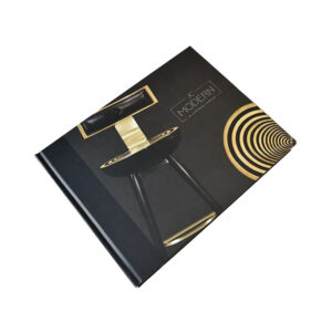 Black-and-Gold Furniture Product Catalog Hardcover Printing