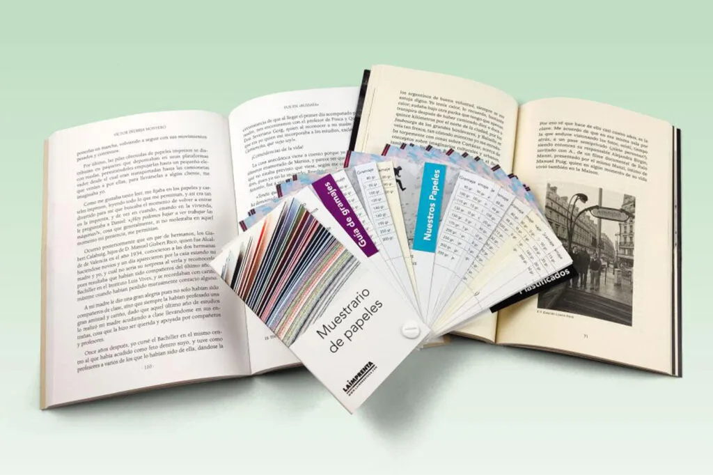 Coated and uncoated paper options for custom book printing