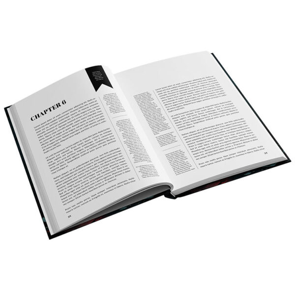 Dark Illustrated Casebound Genre Novel Printing