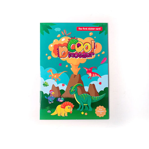 Fold-Out Panoramic Dinosaur Sticker Book Printing
