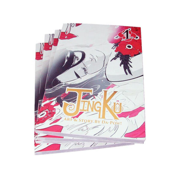 Full-Cover Illustrated Manga-Style Paperback Novel Printing