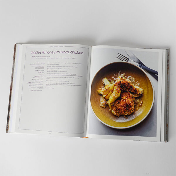 Full-Page Food Photography Hardcover Cookbook Printing