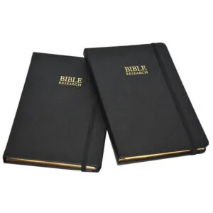 Gold-Edged Elastic-Closure Study Journal Printing