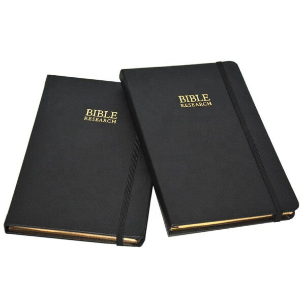 Gold-Edged Elastic-Closure Study Journal Printing