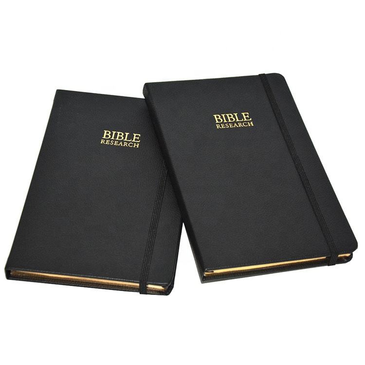 Gold-Edged Elastic-Closure Study Journal Printing