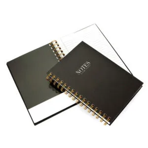 Gold Wire-O Hardcover Ruled Notebook Printing