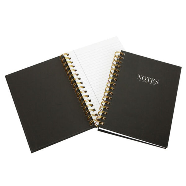 Gold Wire-O Hardcover Ruled Notebook Printing