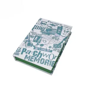 Green-Edged Graphic Hardcover Book Printing