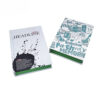 Green-Edged Graphic Hardcover Book Printing