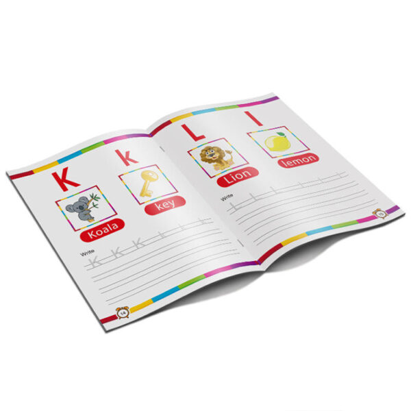 Illustrated Alphabet Handwriting Practice Workbook Printing