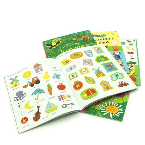 Illustrated Educational Picture Sticker Book Printing