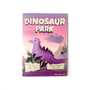 Indexed Dinosaur Scene Sticker Book Printing