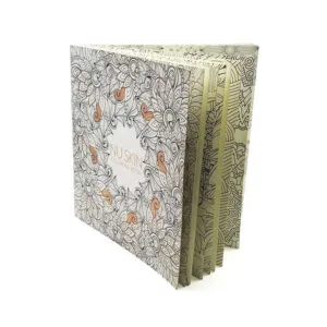 Intricate Full-Page Line Art Coloring Book Printing