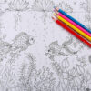 Intricate Full-Page Line Art Coloring Book Printing