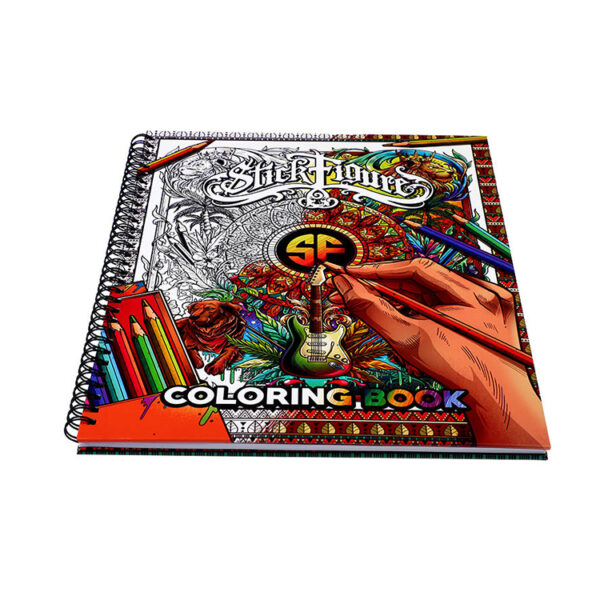 Lay-Flat Spiral Adult Coloring Book Printing
