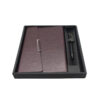 Metal-Clip Wrap-Flap Journal and Pen Gift Set Printing