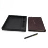 Metal-Clip Wrap-Flap Journal and Pen Gift Set Printing
