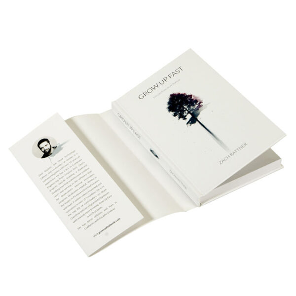 Minimalist Dust Jacket Hardcover Novel Printing