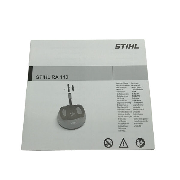 Multilingual Landscape Safety Instruction Manual Printing