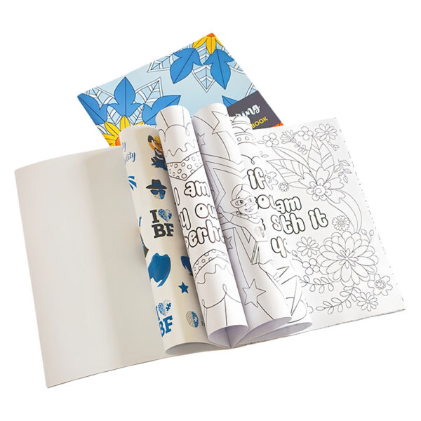 Reusable Sticker and Coloring Activity Book Printing