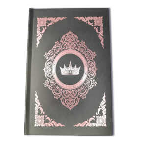 Rose-Gold Ornamental Hardcover Book with Dust Jacket