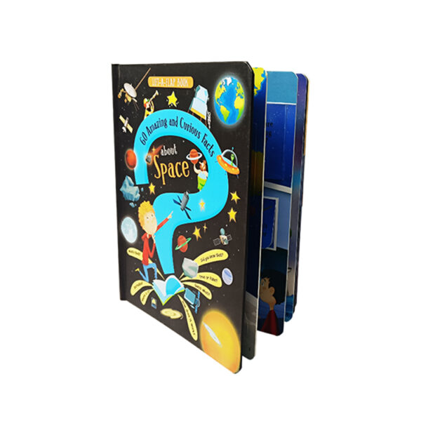 Rounded-Corner Lift-the-Flap Educational Board Book Printing