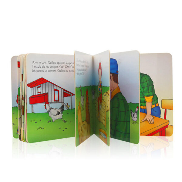 Rounded Square Farm Story Board Book Printing