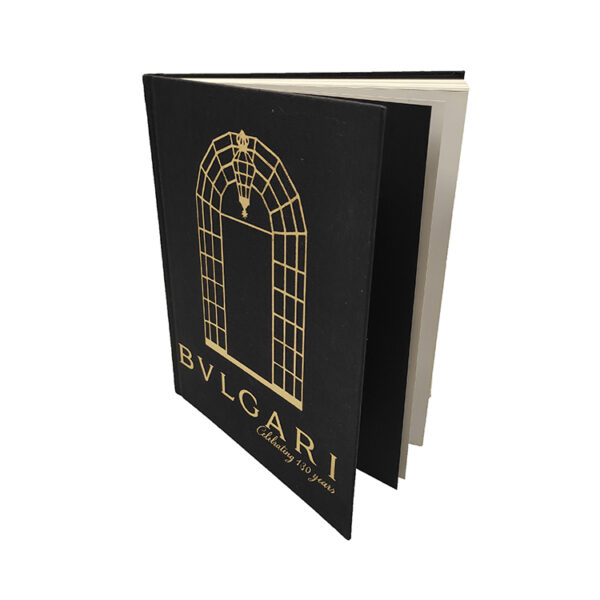 Selective Hot-Stamped Paper-Wrapped Hardcover Book Printing