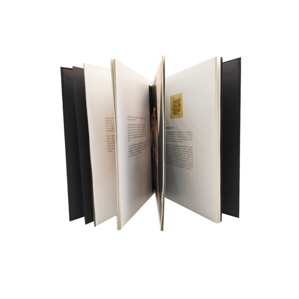 Selective Hot-Stamped Paper-Wrapped Hardcover Book Printing