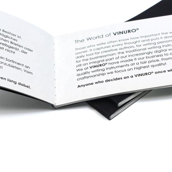 Silver-Foiled Landscape Hardcover Instruction Manual Printing