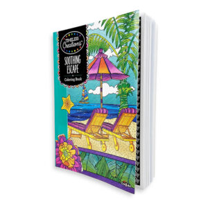Single-Sided Travel Scene Coloring Book Printing