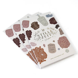 Slim Portrait Inspirational Sticker Book Printing