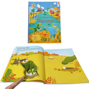 Story-Led Dinosaur Habitat Sticker Book Printing