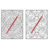 Symmetrical Pattern Adult Coloring Book Printing