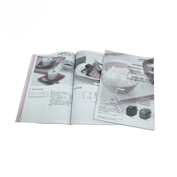 Tabbed Multilingual Appliance Recipe Manual Printing