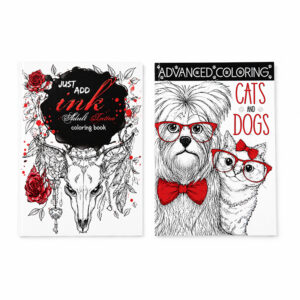 Themed Adult Paperback Coloring Book Printing