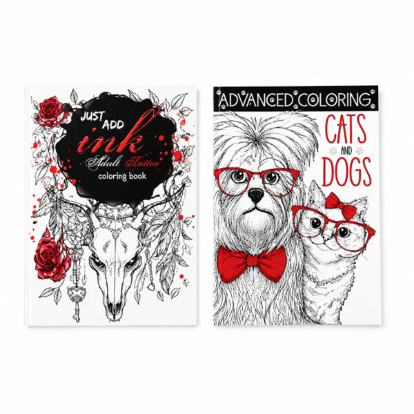 Themed Adult Paperback Coloring Book Printing