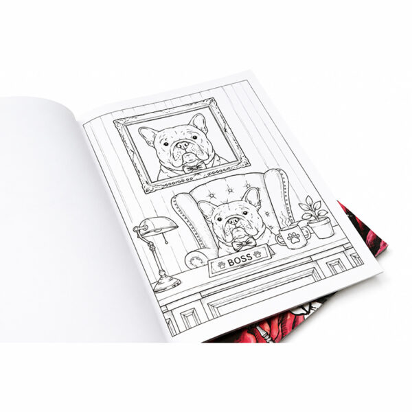 Themed Adult Paperback Coloring Book Printing