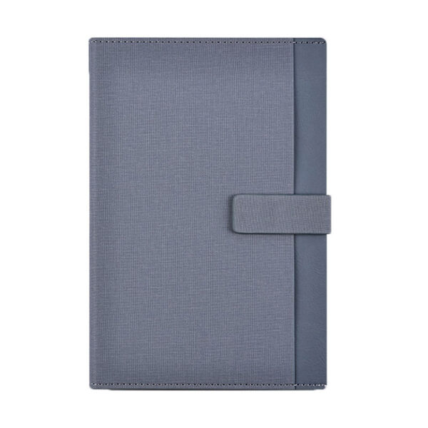 Two-Tone Fabric-Textured Strap-Closure Hardcover Notebook Printing