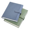 Two-Tone Fabric-Textured Strap-Closure Hardcover Notebook Printing