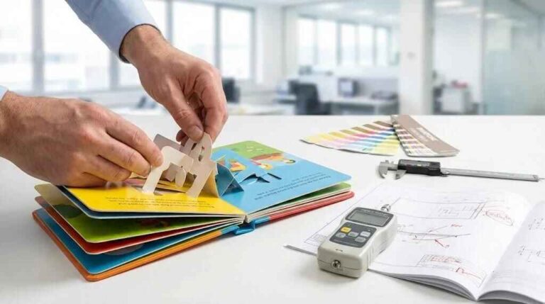 Produzione di libri cartonati per un'azienda produttrice di giocattoli